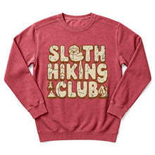 Sloth Hiking Club — crimson