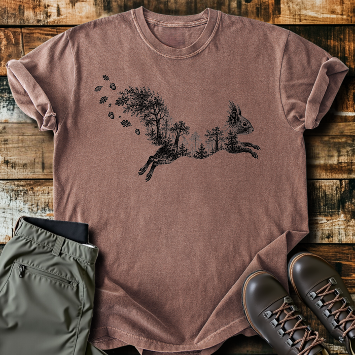 Forest Squirrel Leap T-Shirt