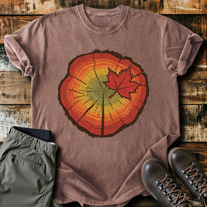 Autumn Tree Rings T-Shirt