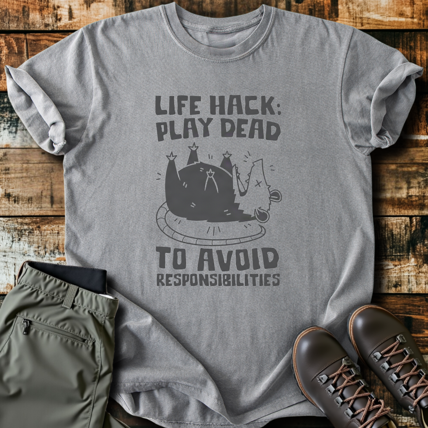 Sloth Hiking Club — grey