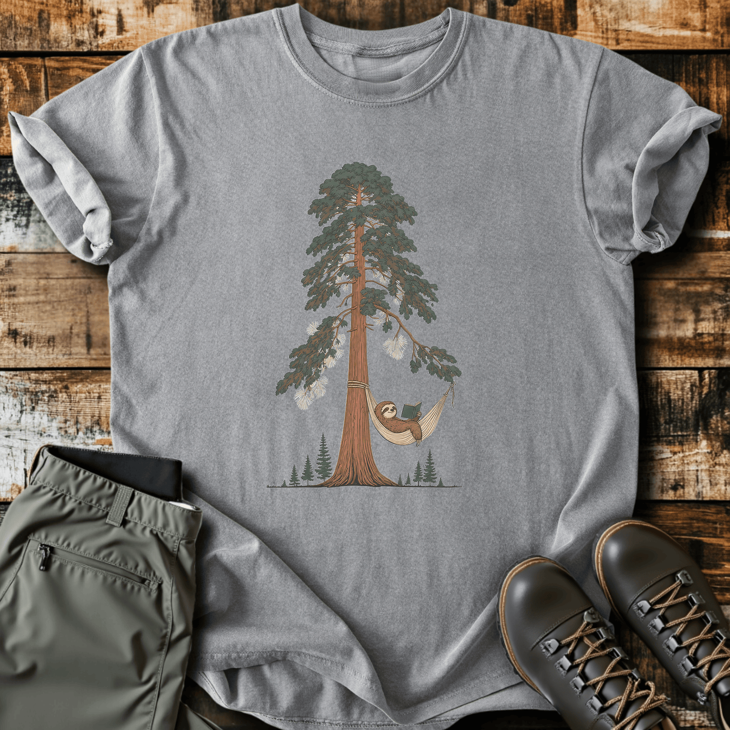 Sloth Hiking Club — grey