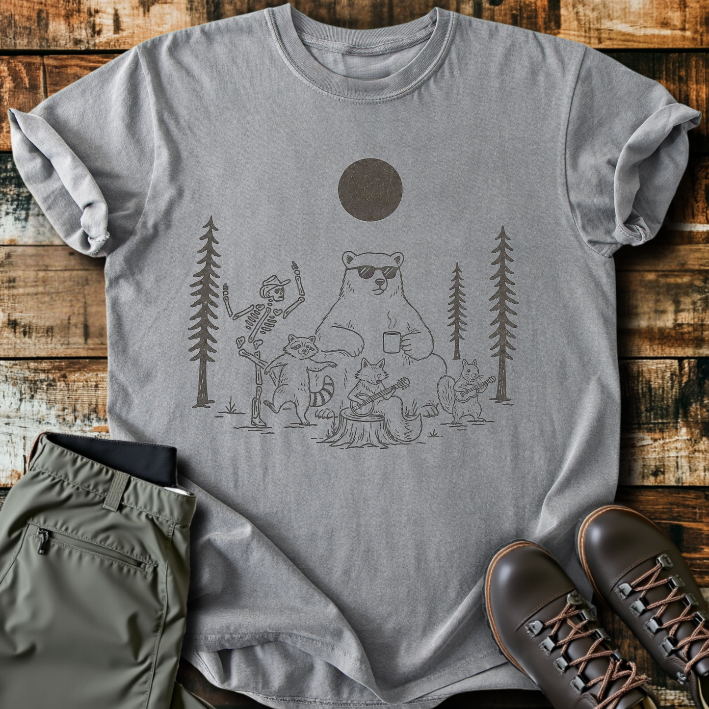 Sloth Hiking Club — grey