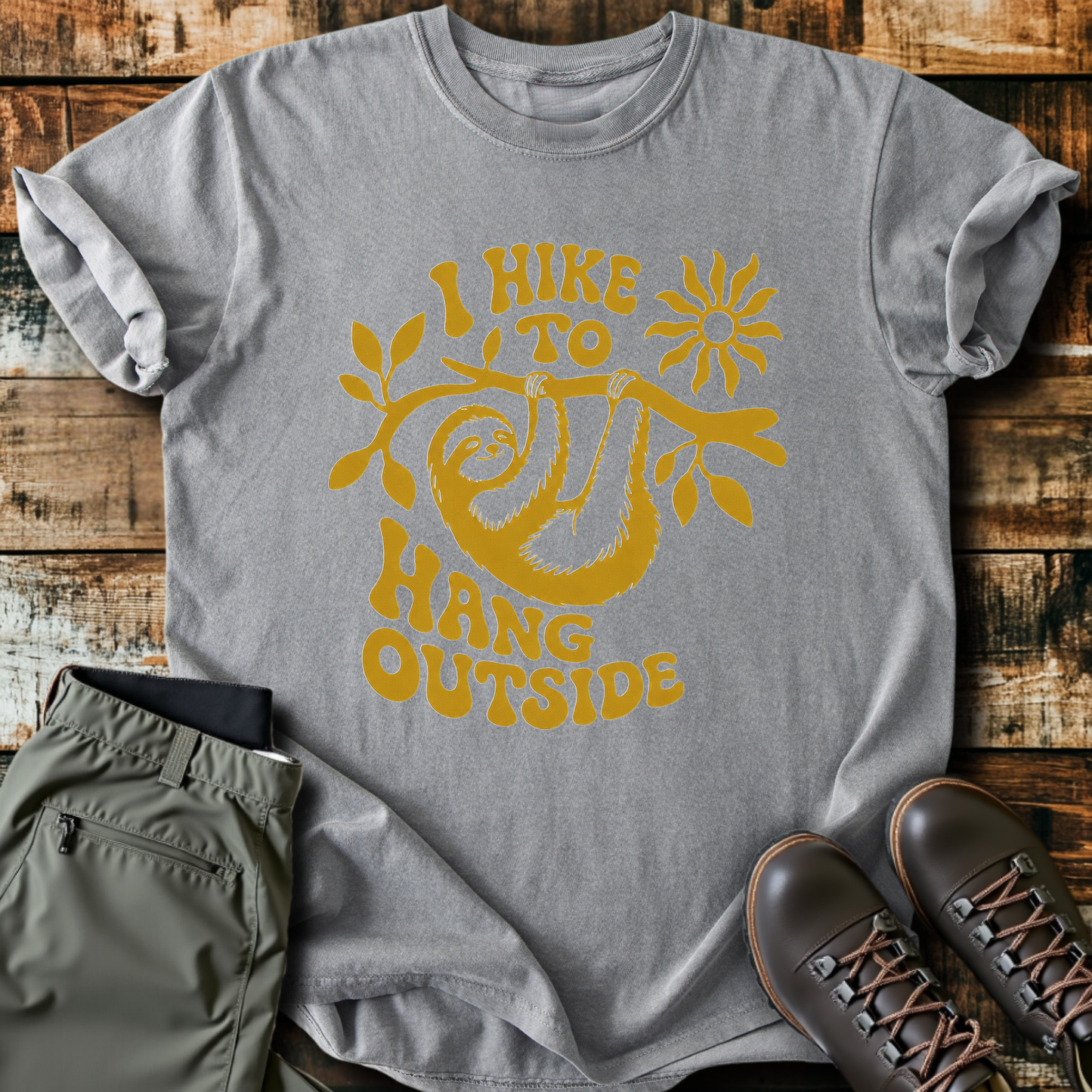 Sloth Hiking Club — grey