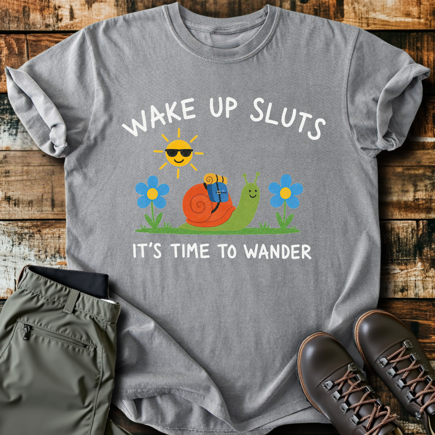 Sloth Hiking Club — grey