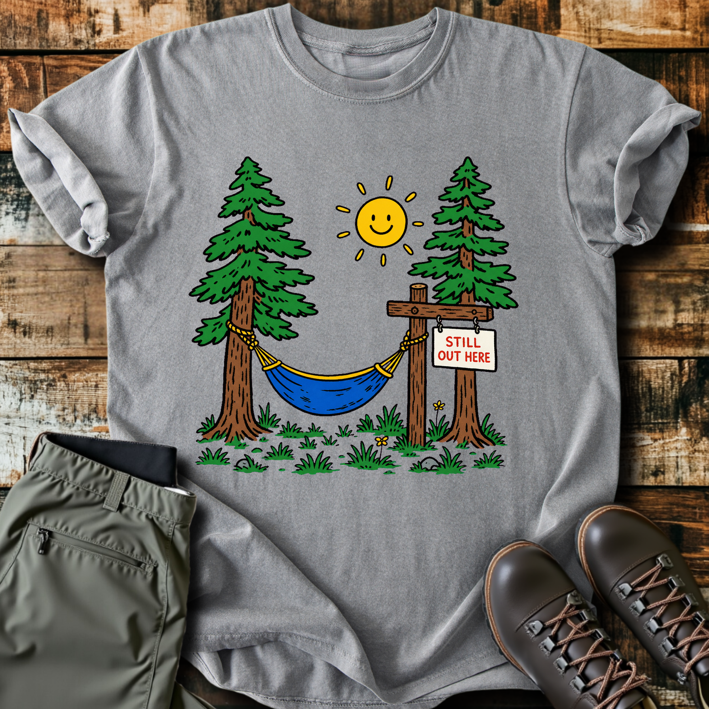 Sloth Hiking Club — grey