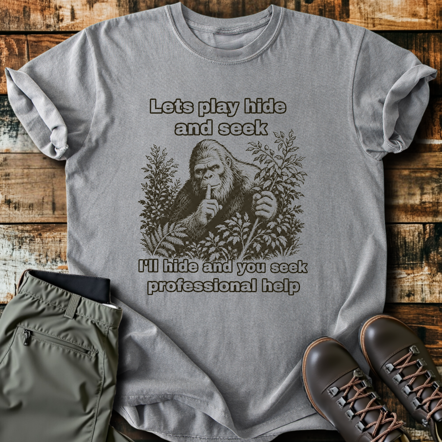 Sloth Hiking Club — grey