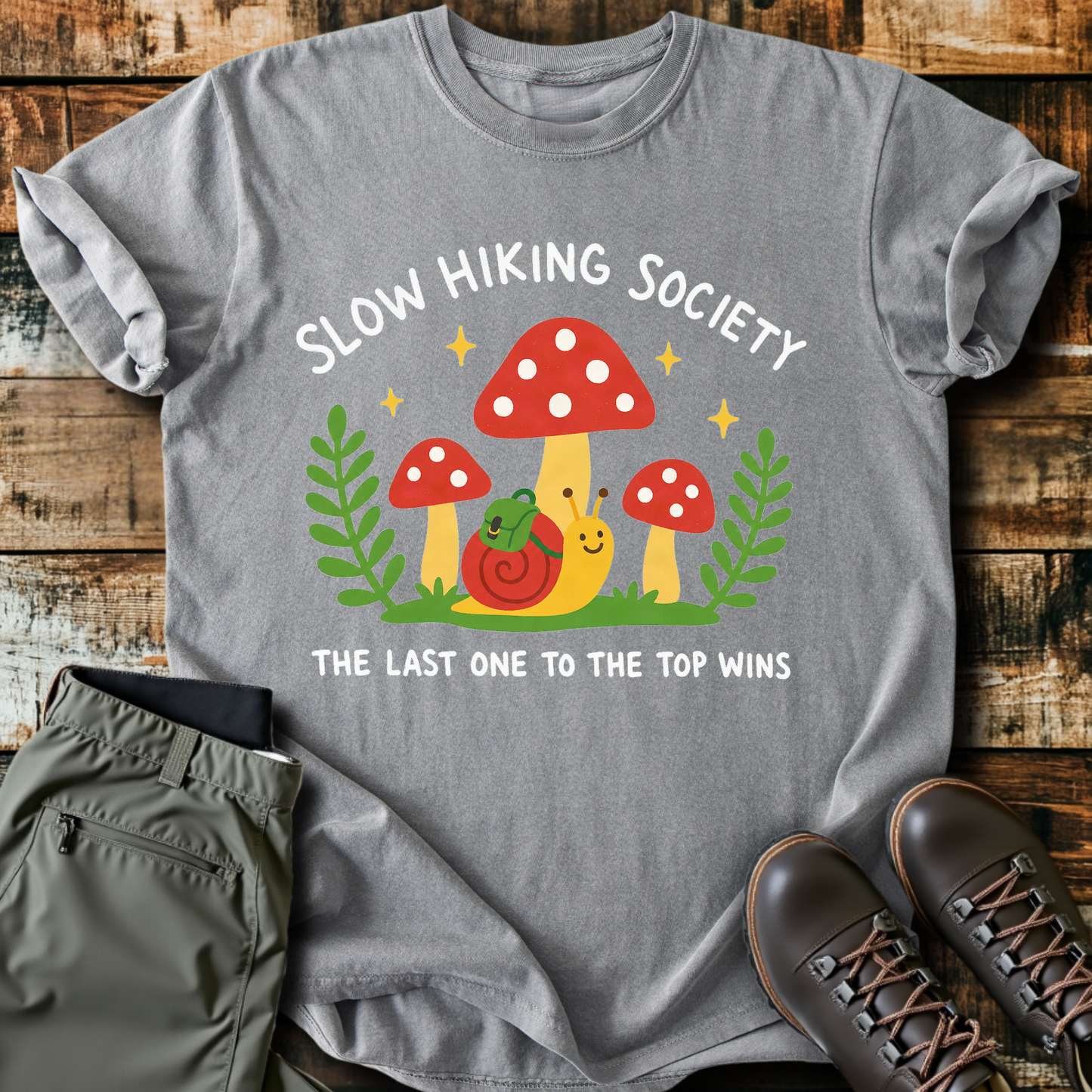 Sloth Hiking Club — grey