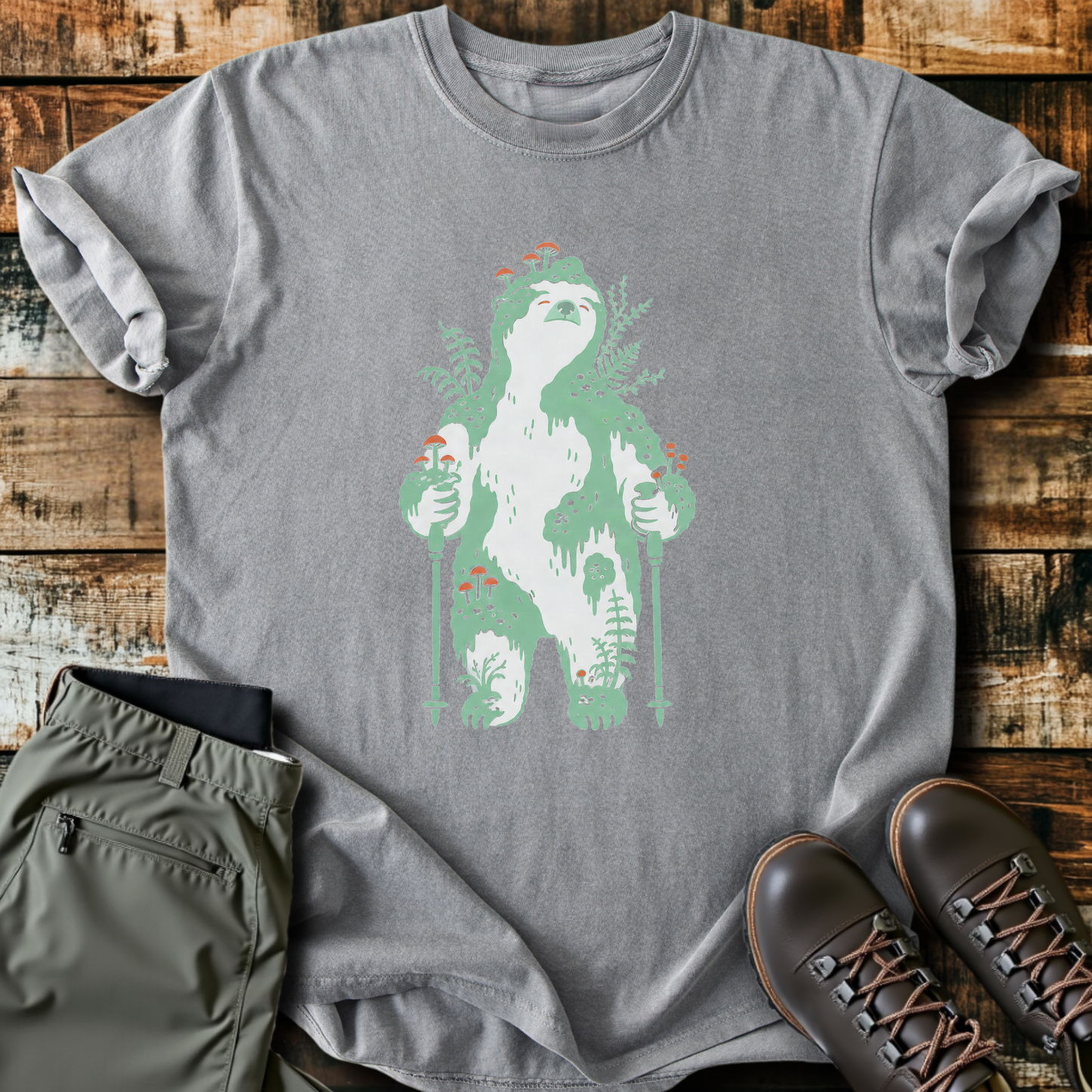Sloth Hiking Club — grey