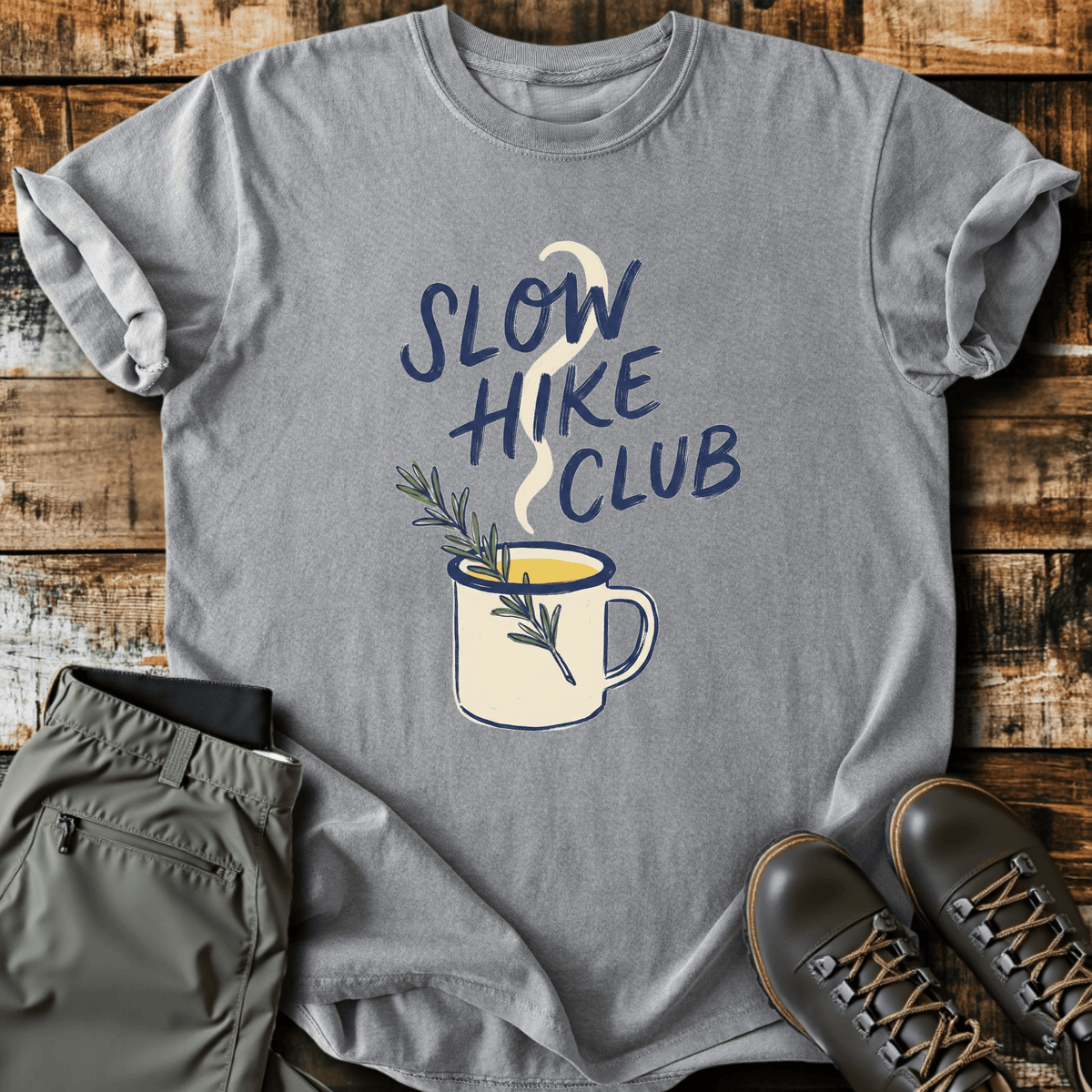 Sloth Hiking Club — grey