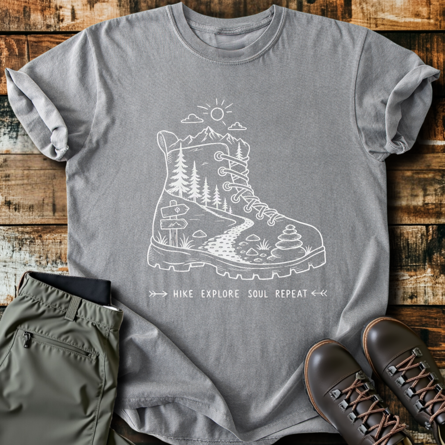 Sloth Hiking Club — grey