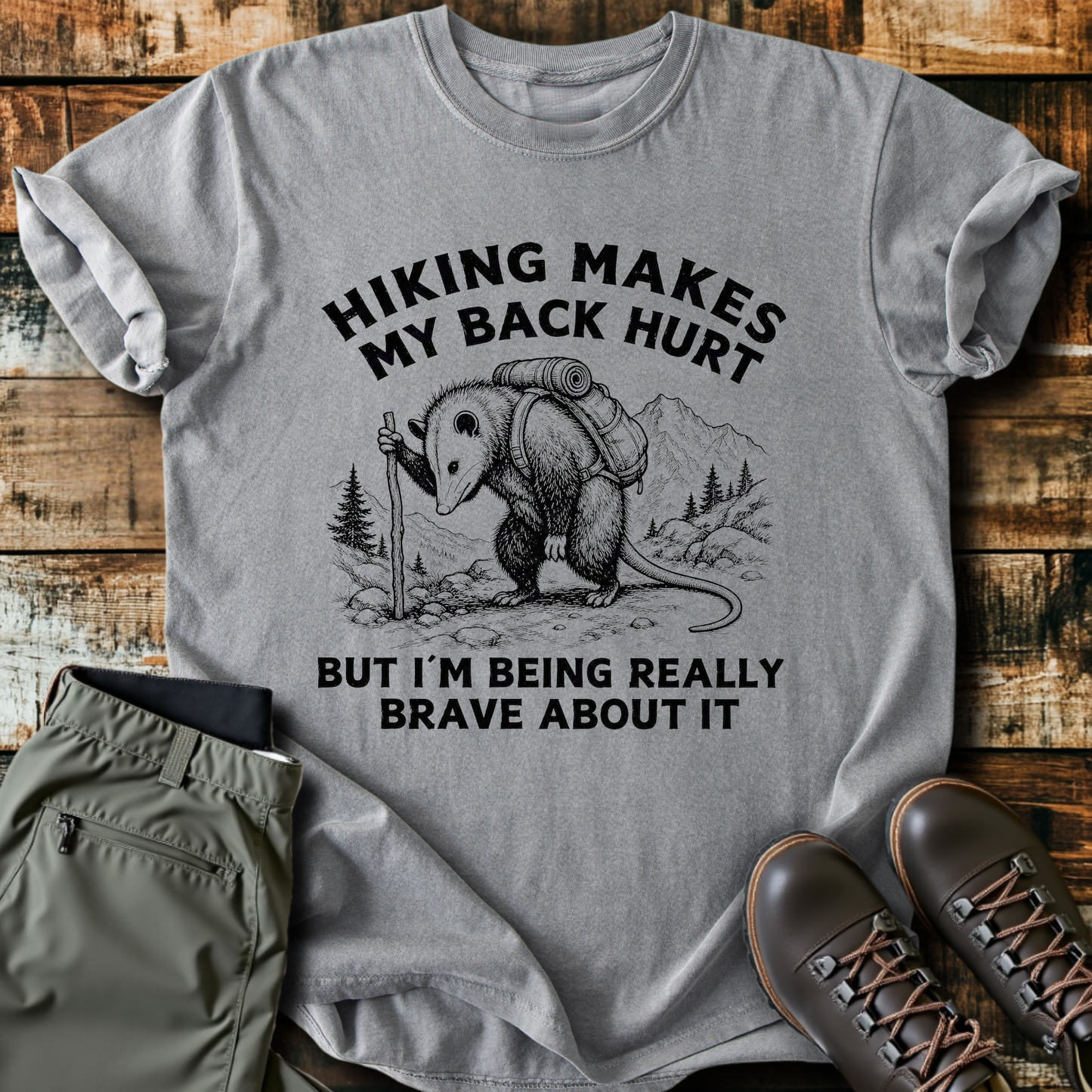 Sloth Hiking Club — grey
