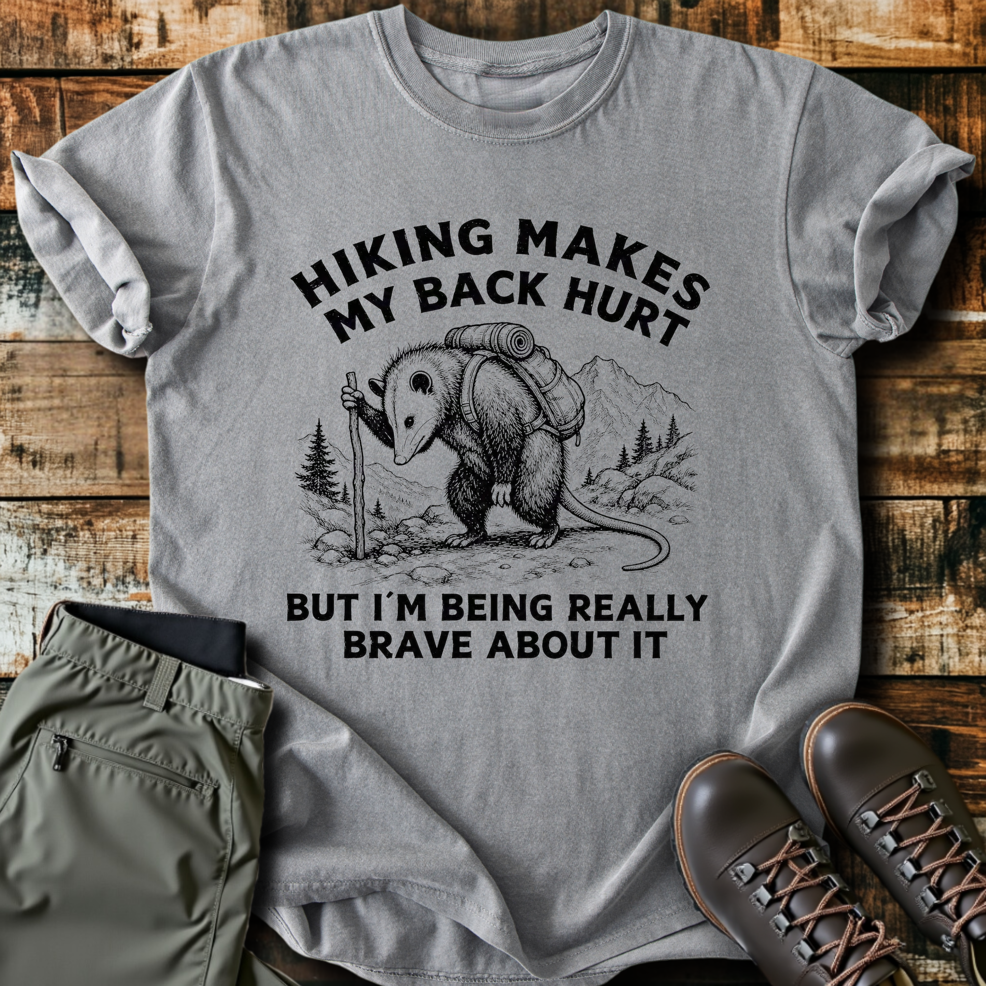 Sloth Hiking Club — grey