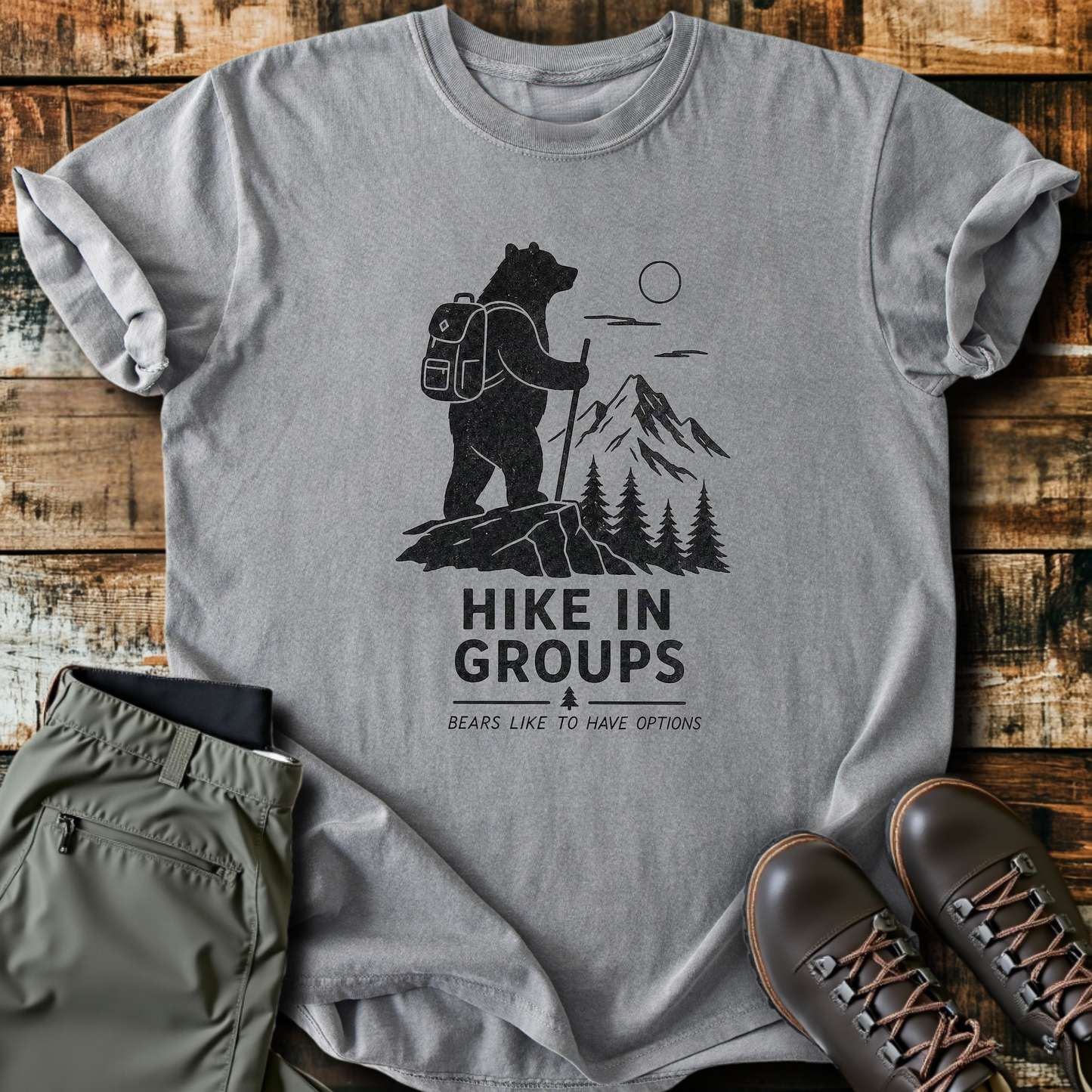 Sloth Hiking Club — grey