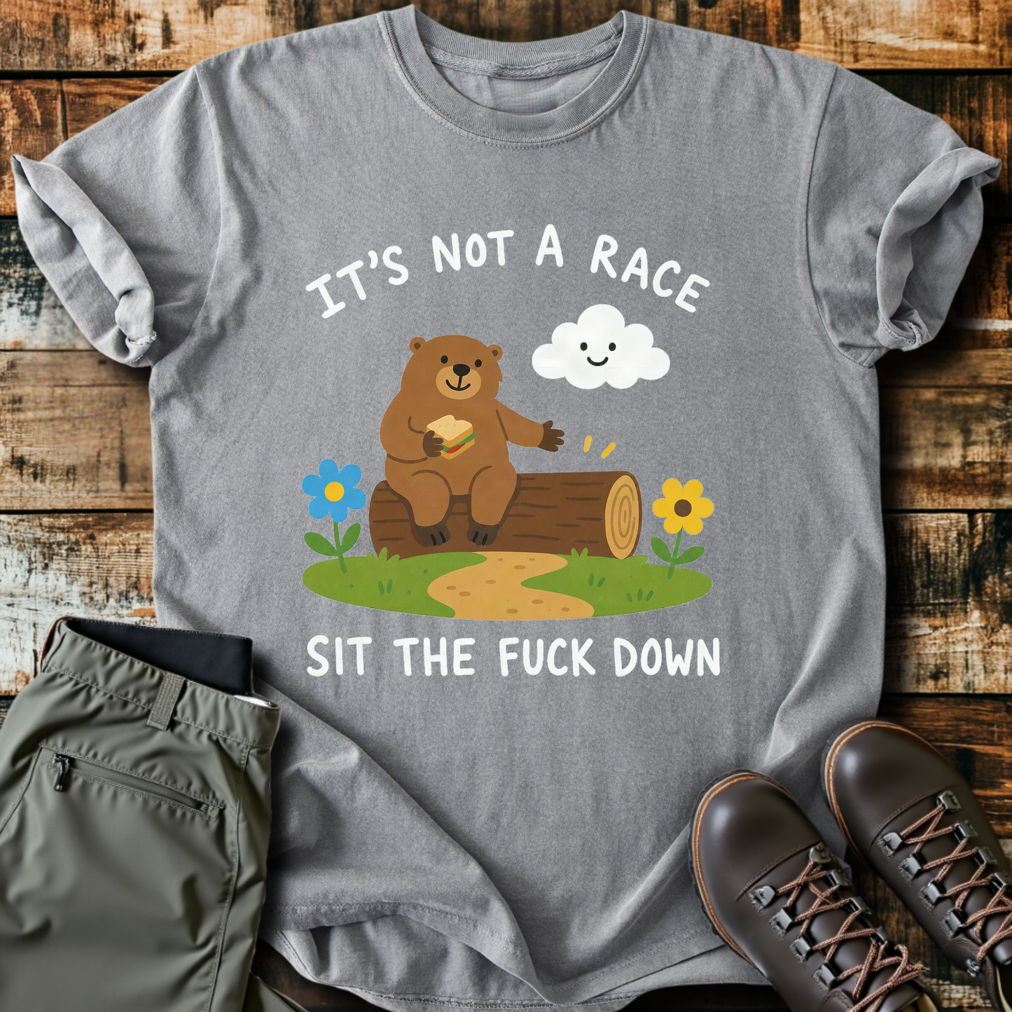 Sloth Hiking Club — grey