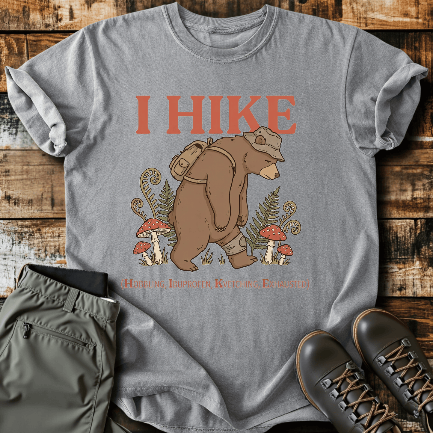 Sloth Hiking Club — grey