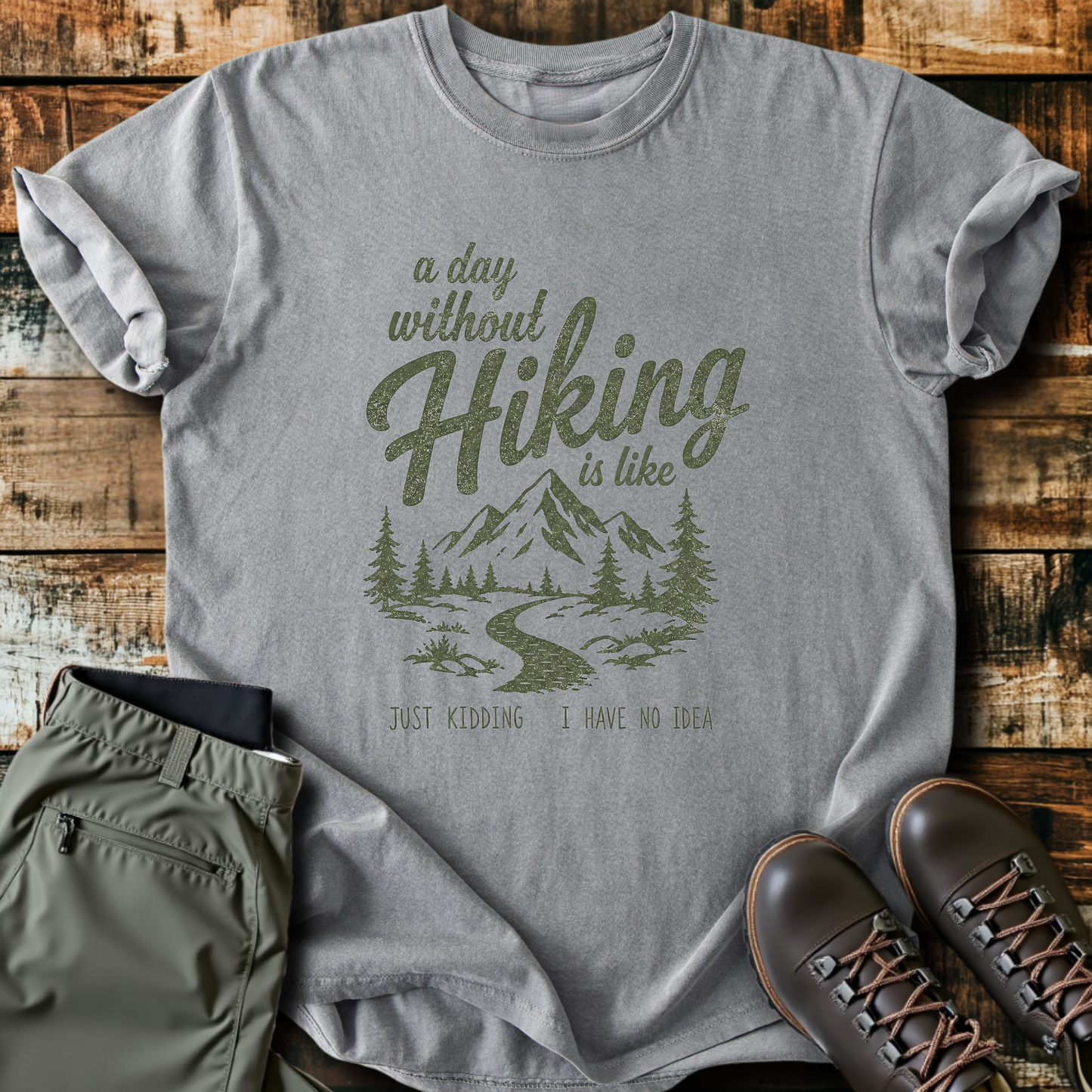 Sloth Hiking Club — grey