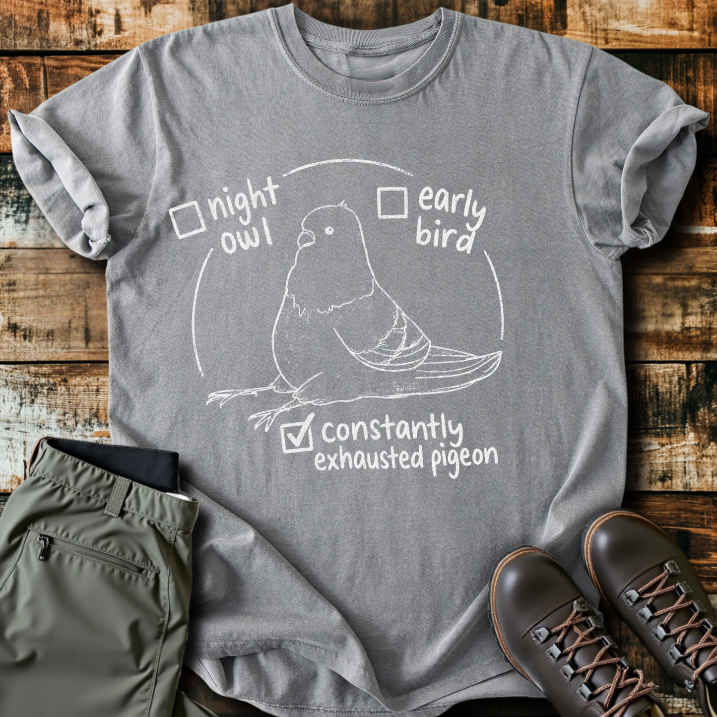Sloth Hiking Club — grey