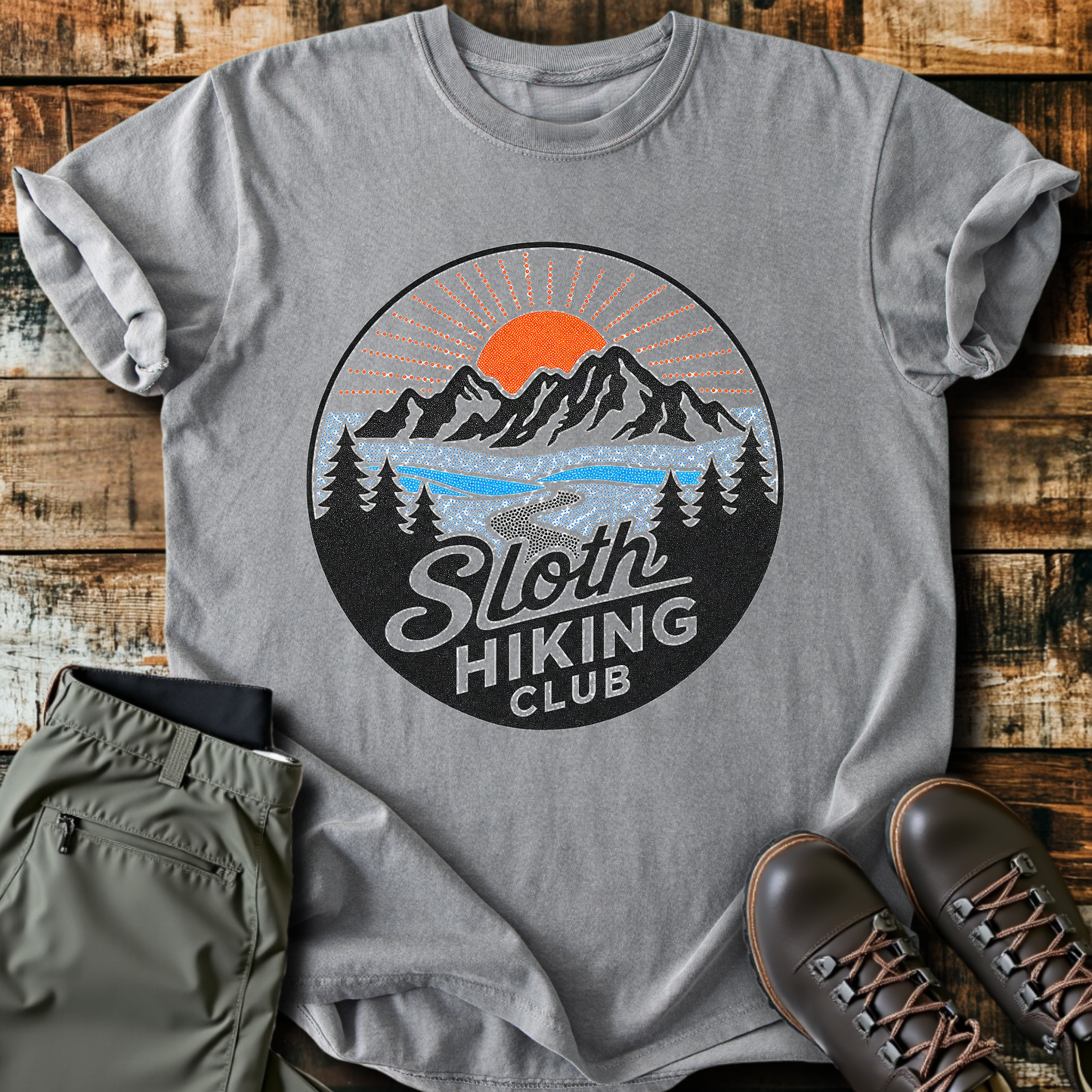 Sloth Hiking Club — grey