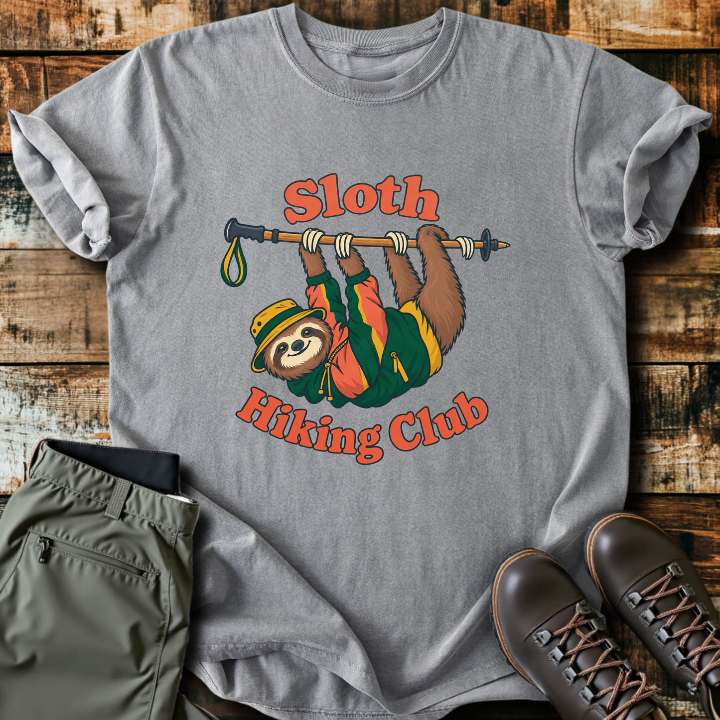 Sloth Hiking Club — grey