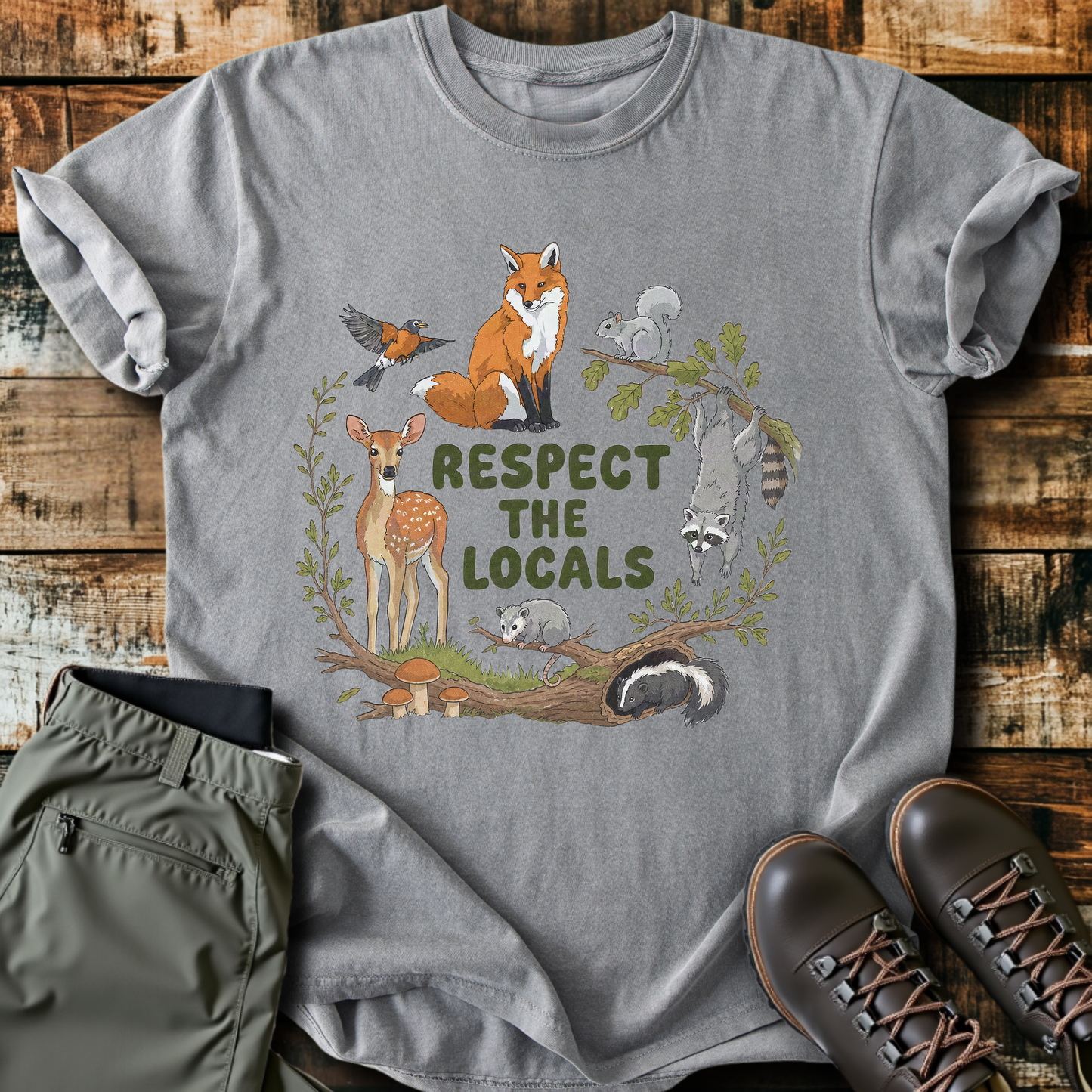 Sloth Hiking Club — grey