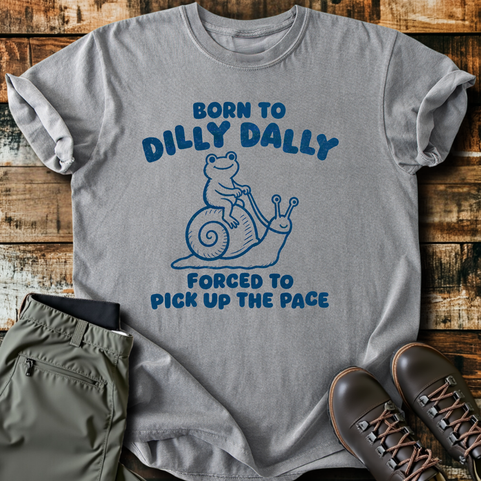 Born To Dilly Dally Frog T-Shirt