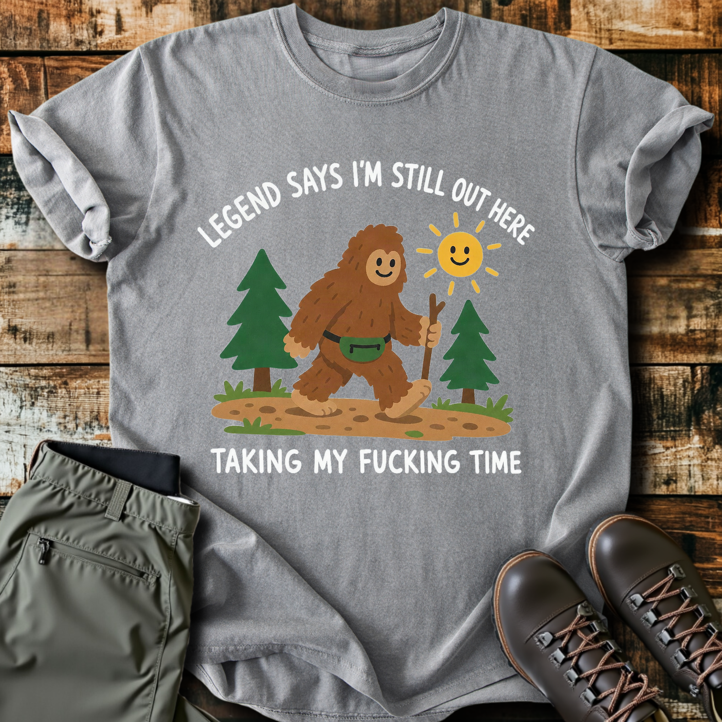 Sloth Hiking Club — grey