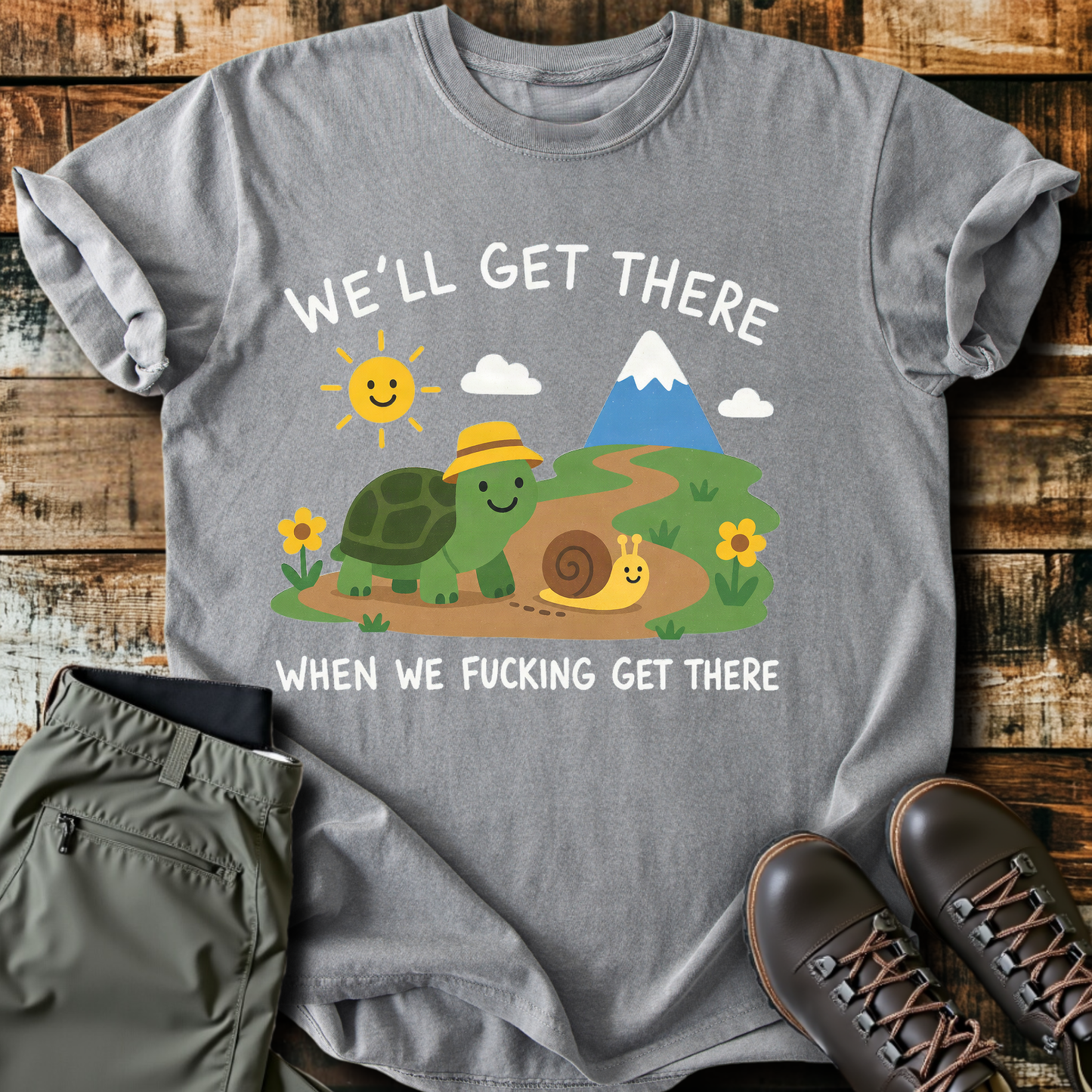 Sloth Hiking Club — grey