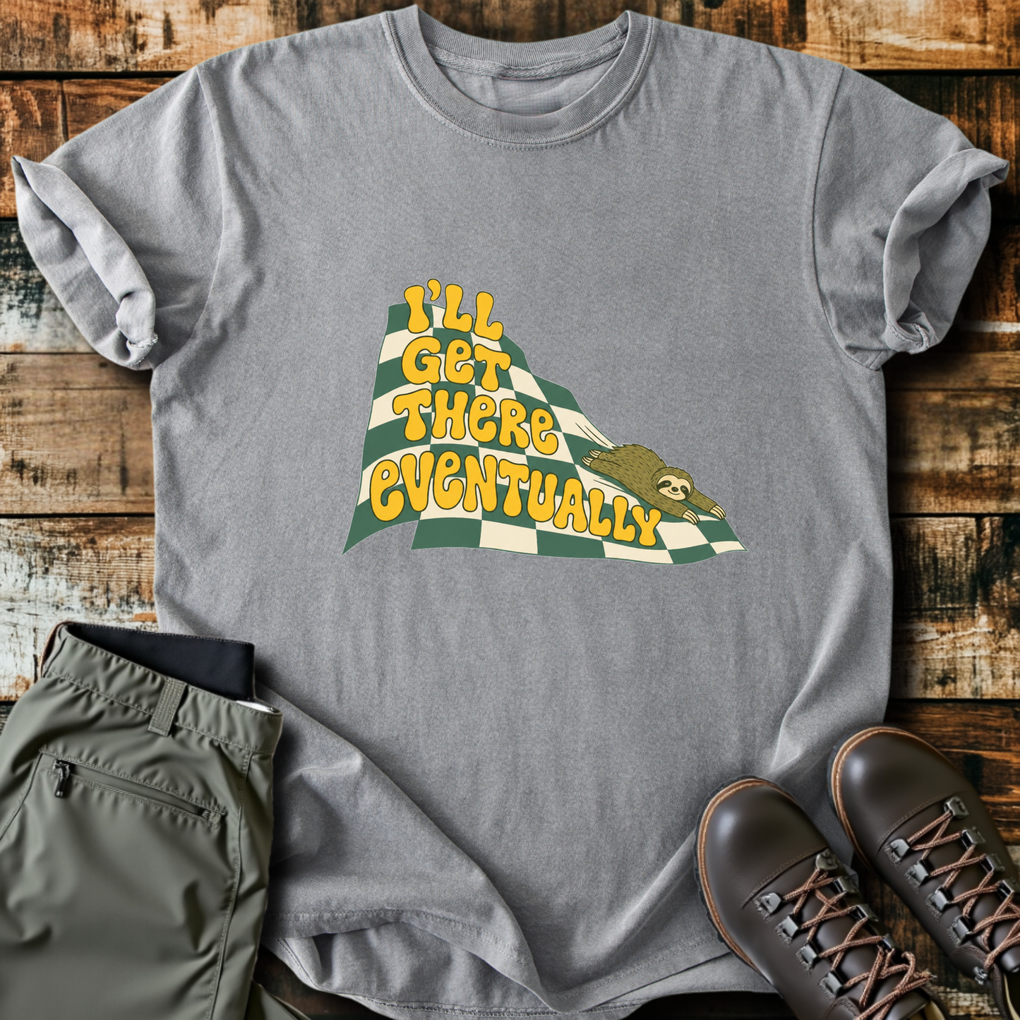 Sloth Hiking Club — grey