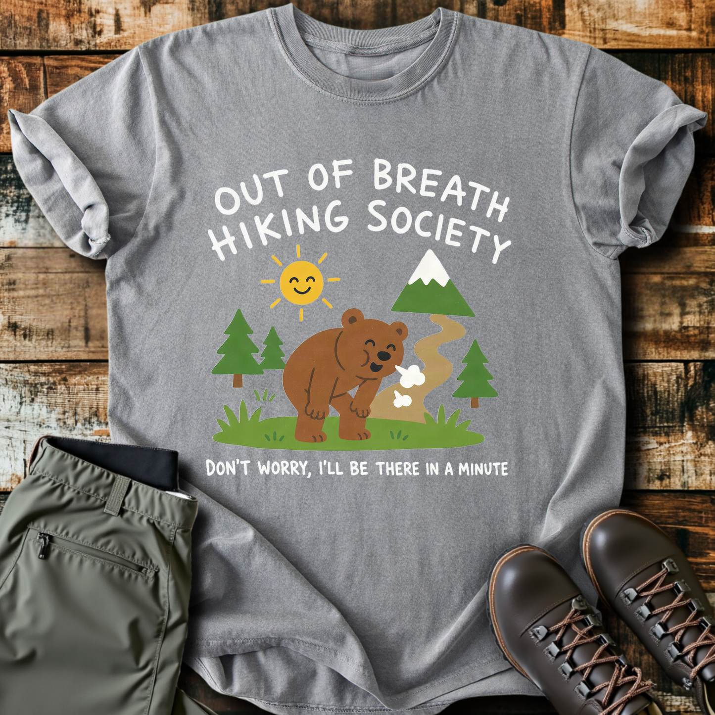 Sloth Hiking Club — grey
