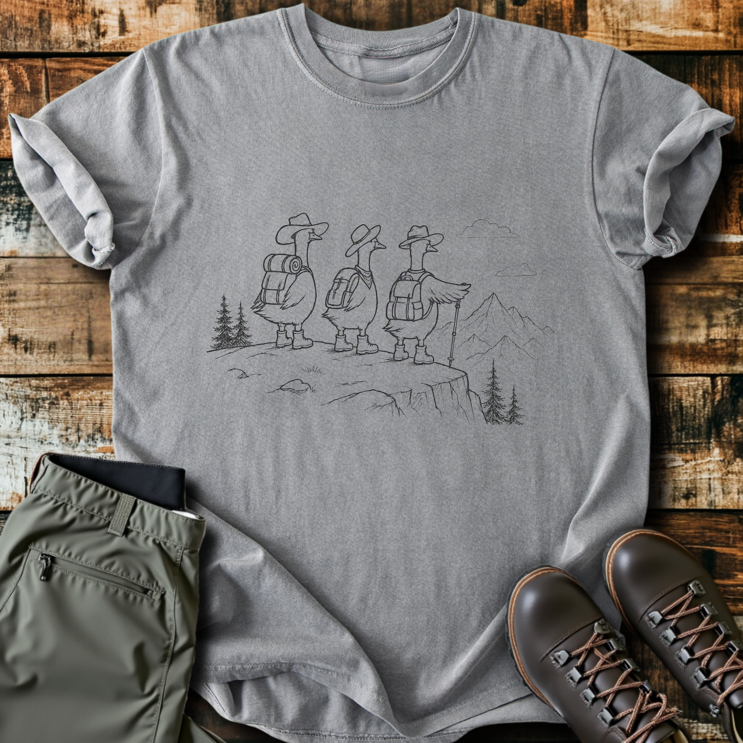 Sloth Hiking Club — grey
