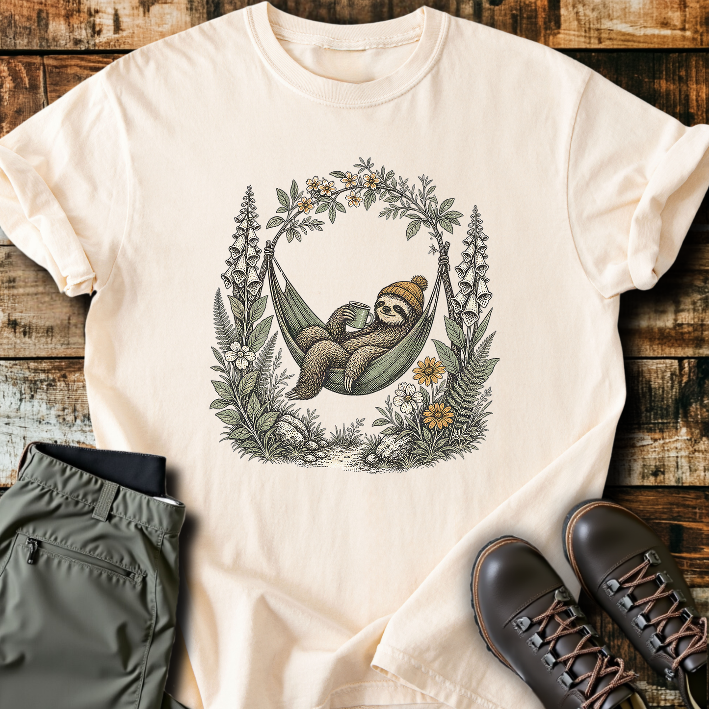 Sloth Hiking Club — ivory
