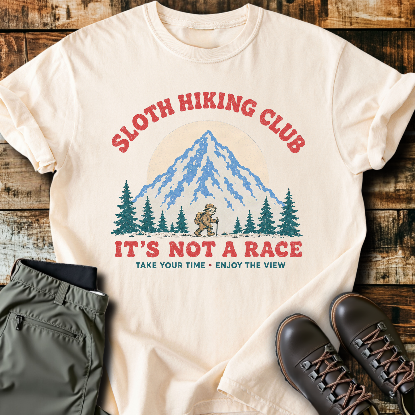 Sloth Hiking Club — ivory