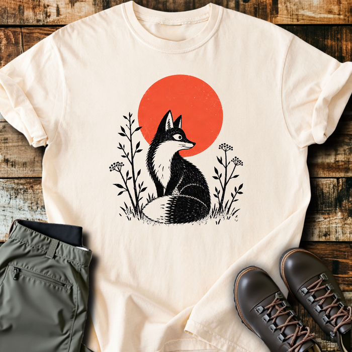 Fox Under A Red Sun T-Shirt