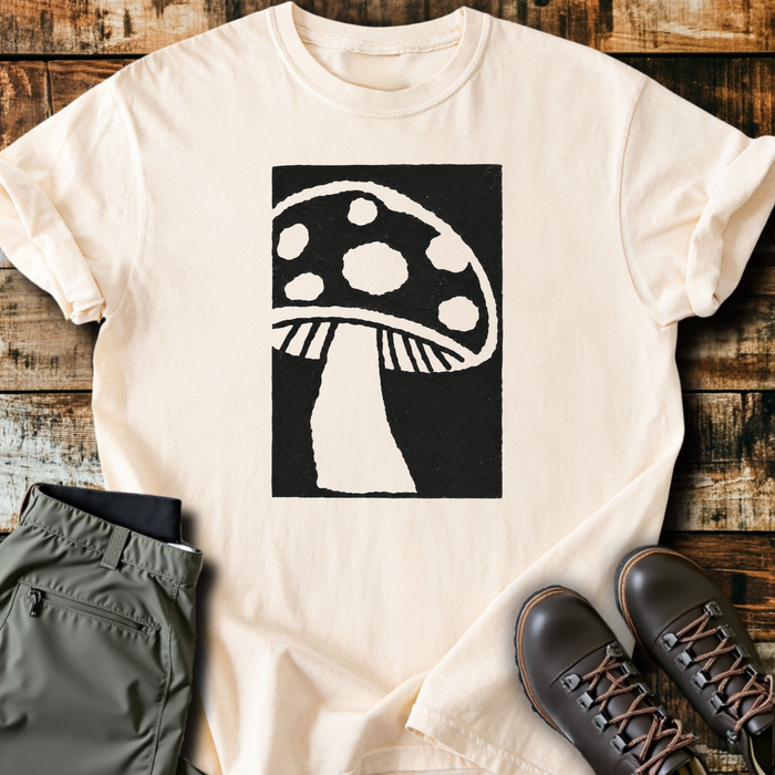 Mushroom Block Print T-Shirt