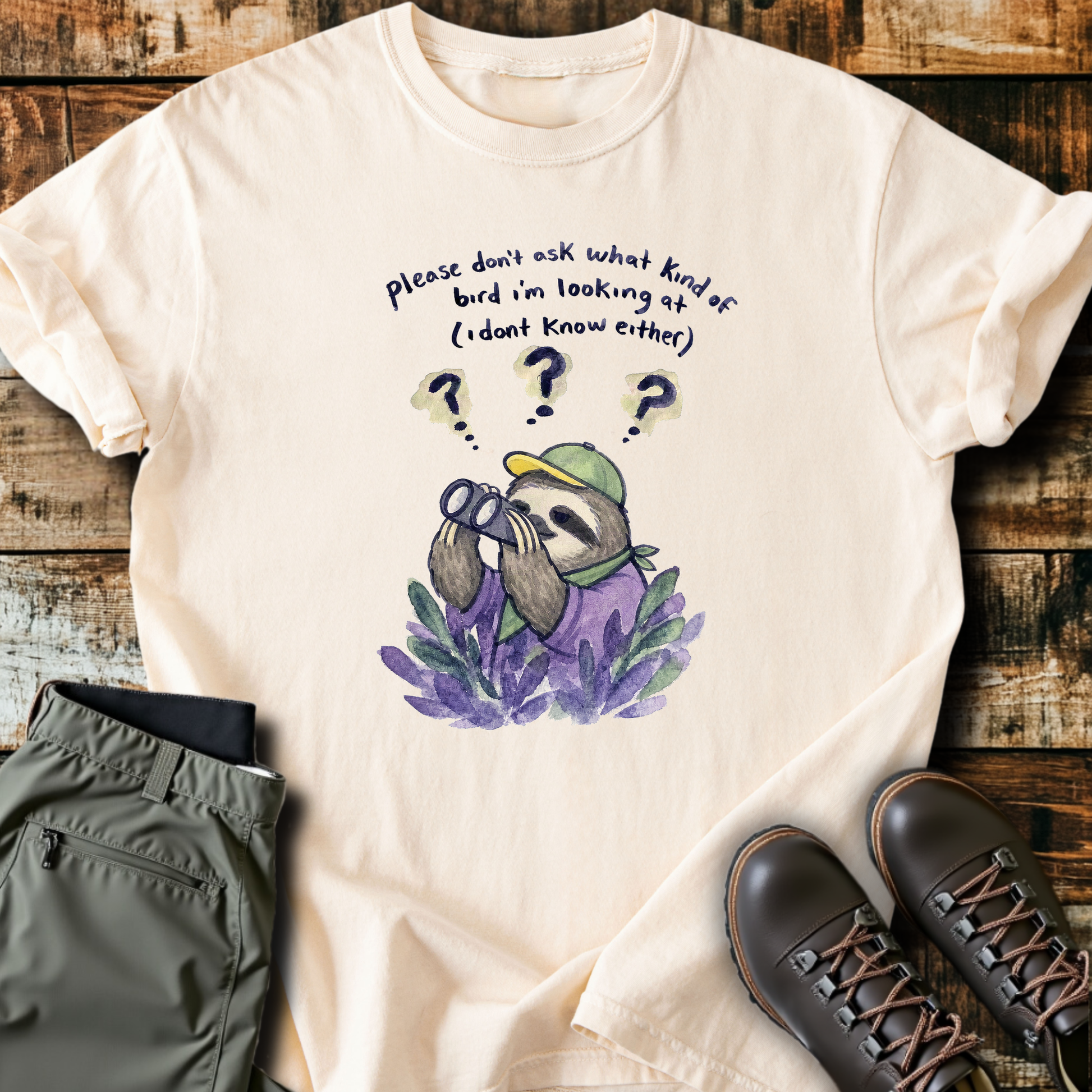 Sloth Hiking Club — ivory