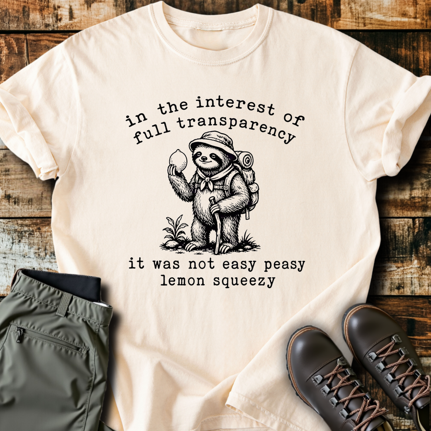 Sloth Hiking Club — ivory