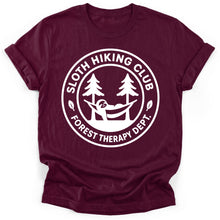 Sloth Hiking Club — maroon