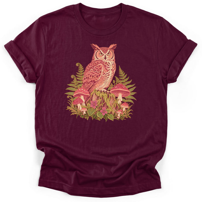 Owl In The Toadstools T-Shirt