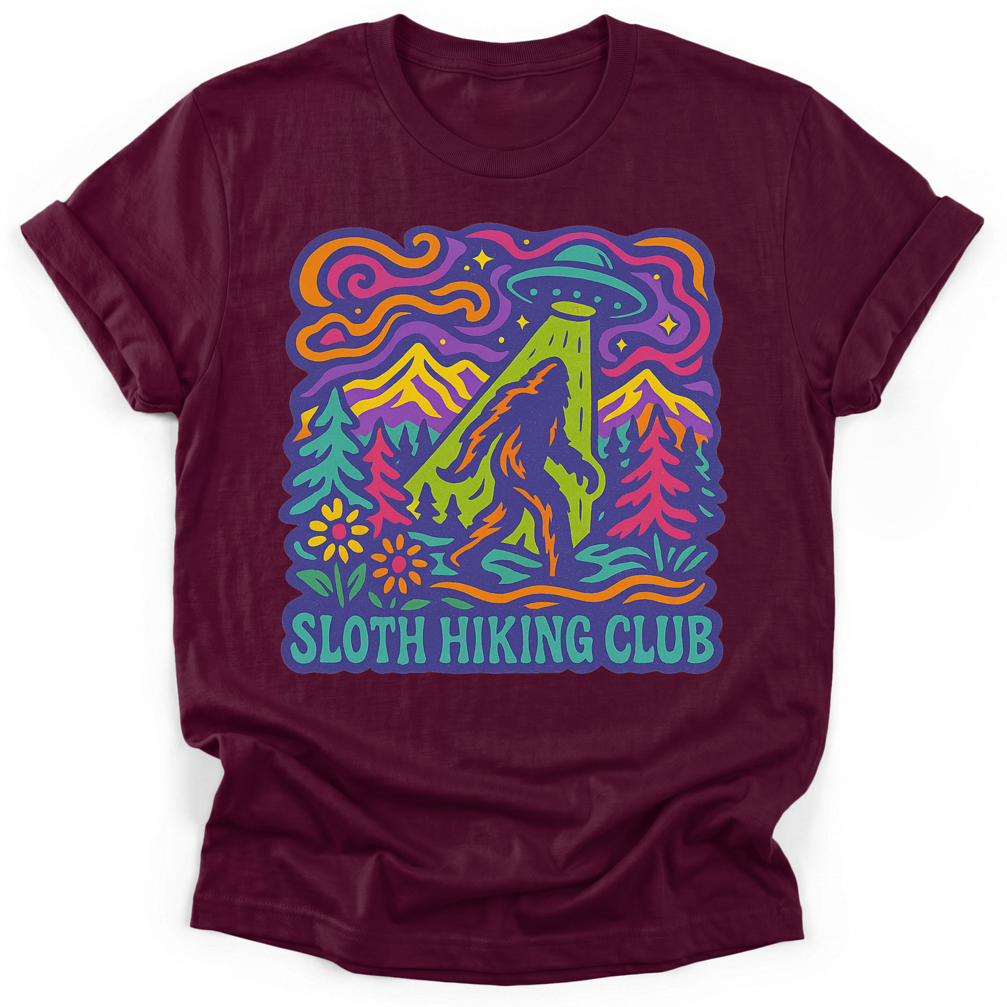 Sloth Hiking Club — maroon
