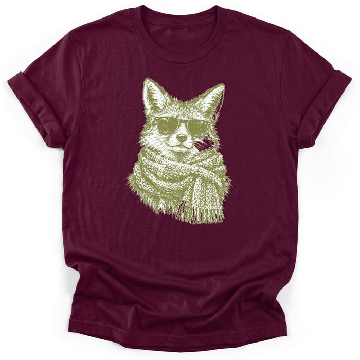 Cozy Fox Scarf T-Shirt