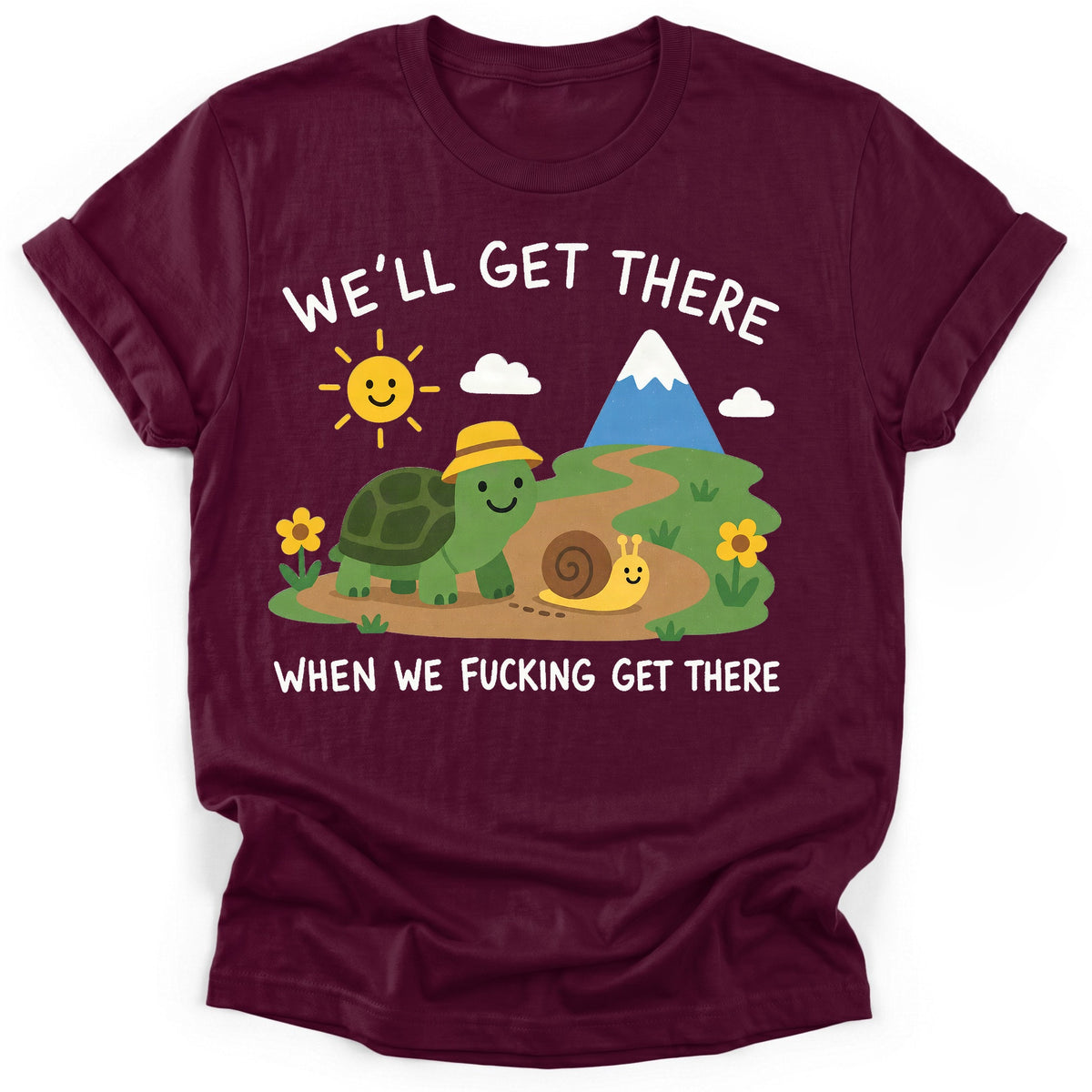 Sloth Hiking Club — maroon