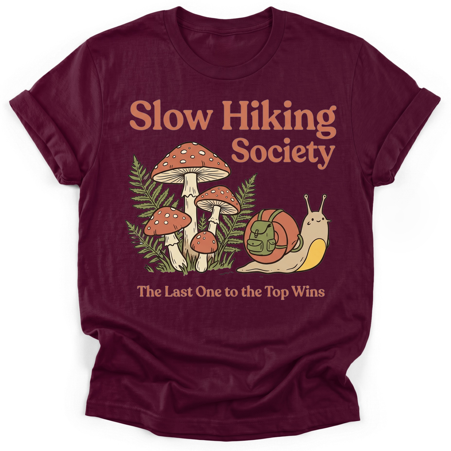 Sloth Hiking Club — maroon