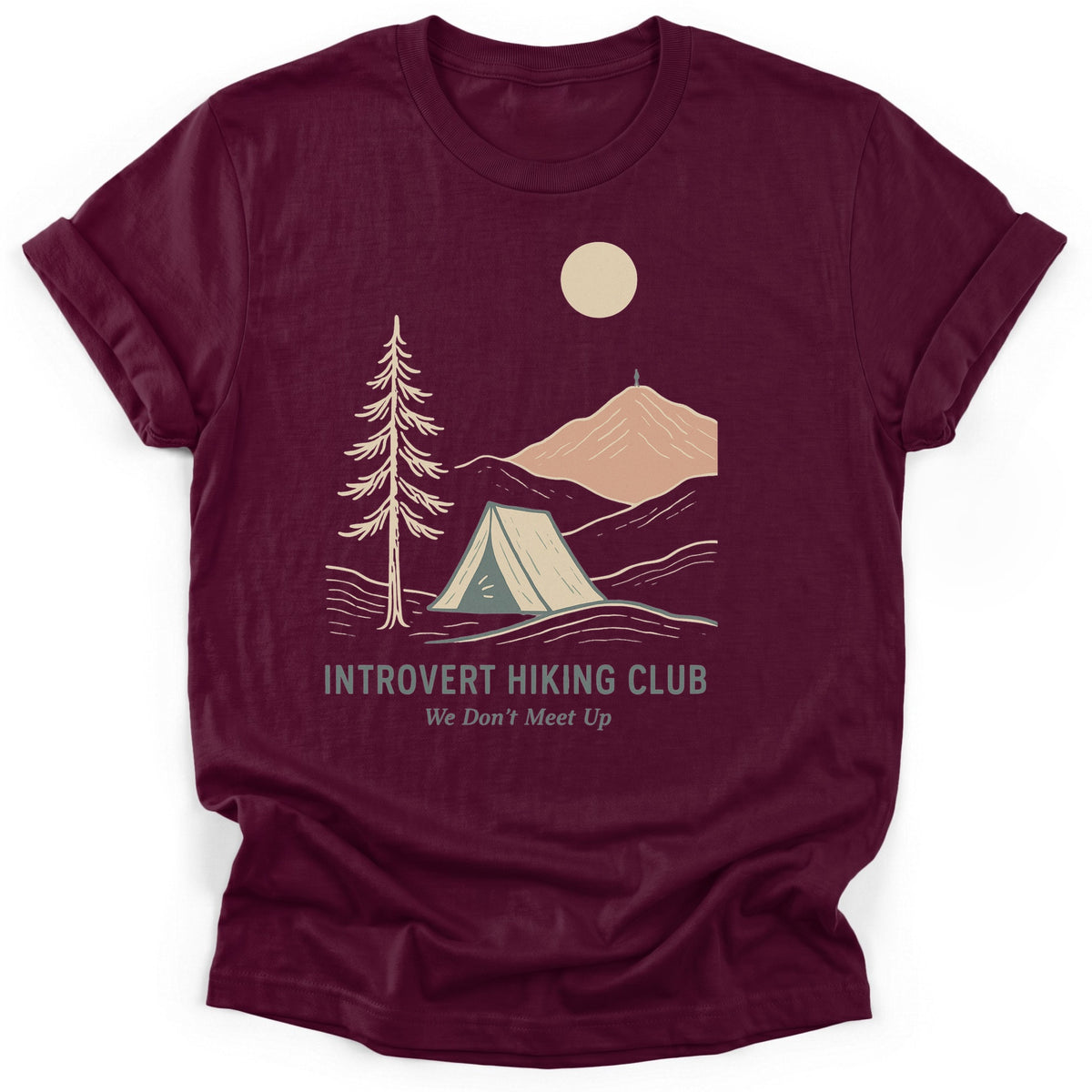Sloth Hiking Club — maroon