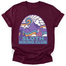 Sloth Hiking Club — maroon