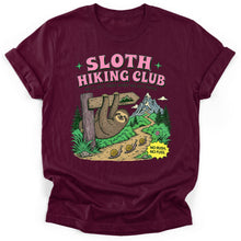 Sloth Hiking Club — maroon