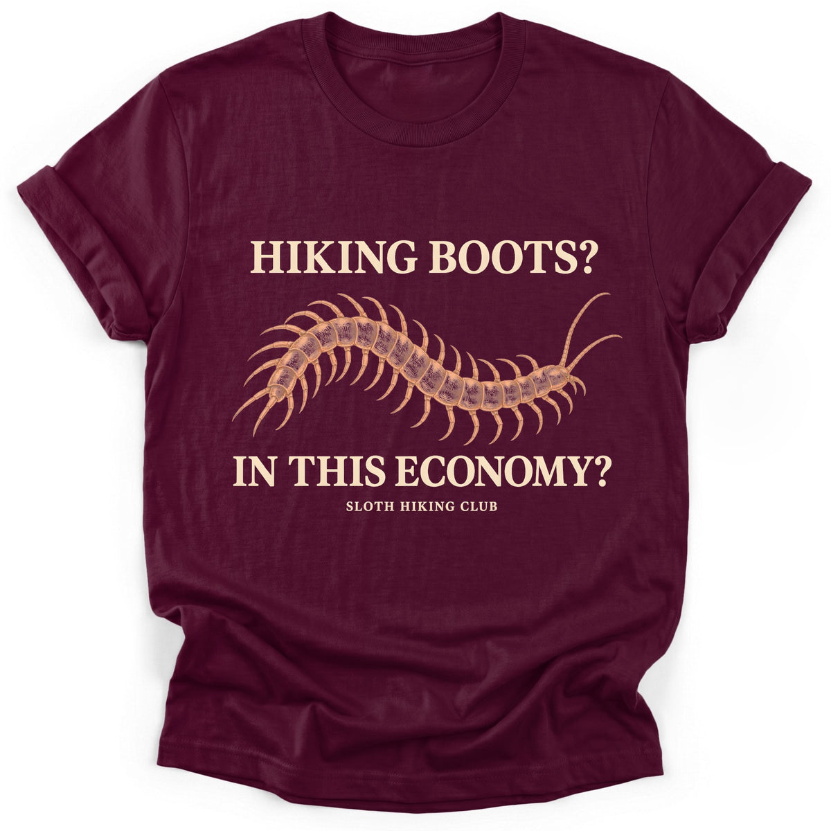 Sloth Hiking Club — maroon