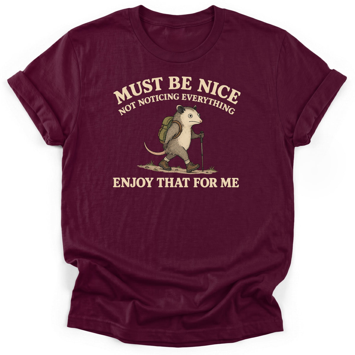 Sloth Hiking Club — maroon