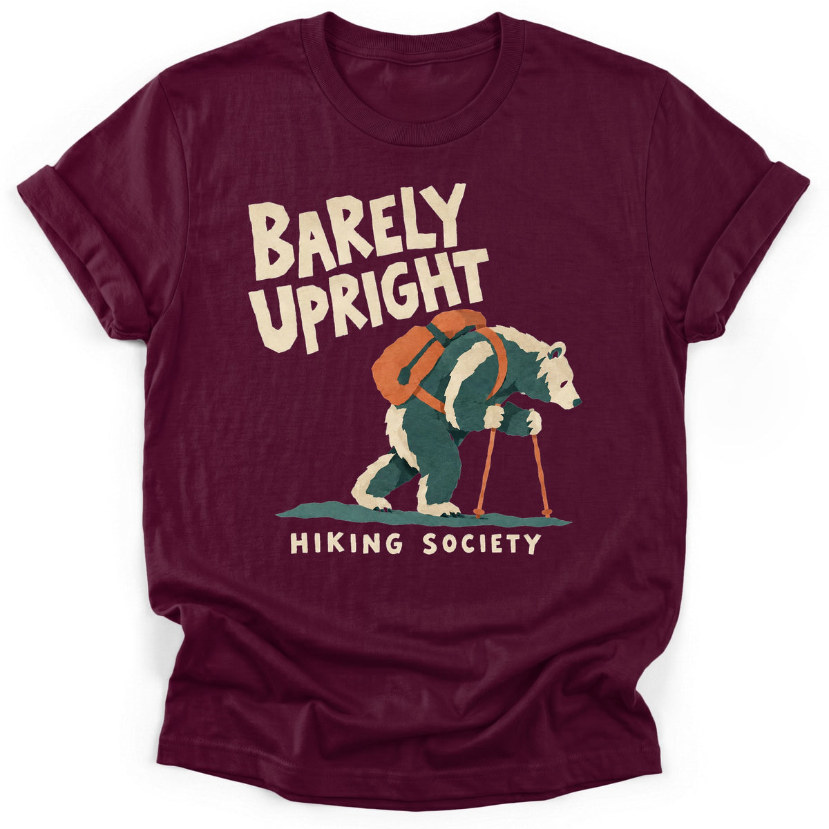 Sloth Hiking Club — maroon