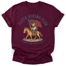 Sloth Hiking Club — maroon