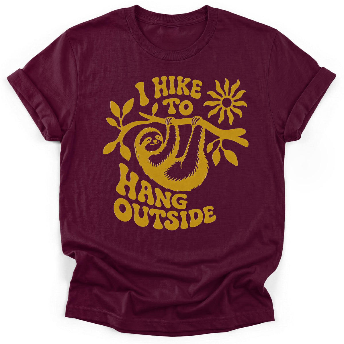 Sloth Hiking Club — maroon